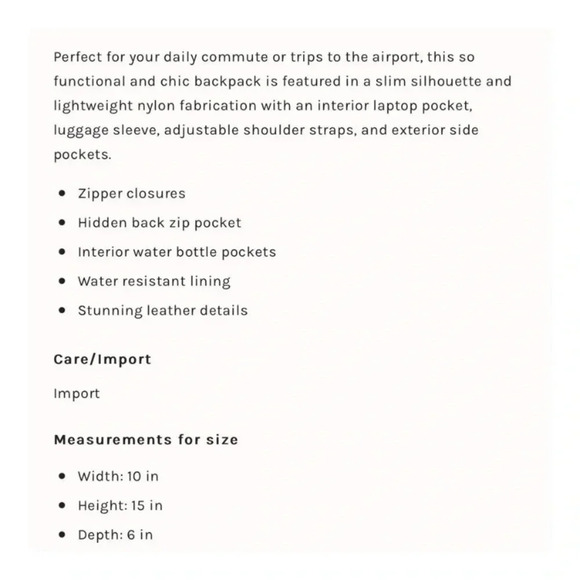 NWT Free People Transience Flight Nylon Backpack Mauve Pink - Picture 4 of 12